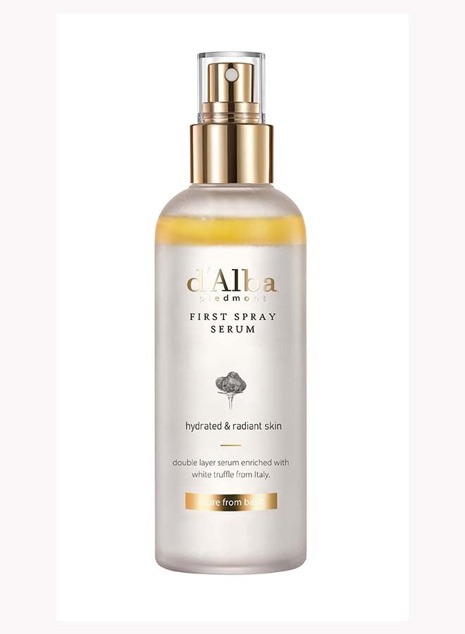 d'Alba Italian White Truffle First Spray Serum, Hydrating Face Moisturizer, Glow Serum for Radiant Skin, Non Comedogenic, All In One Mist, Vegan & Desert-Adapted ,180ml - Image 1
